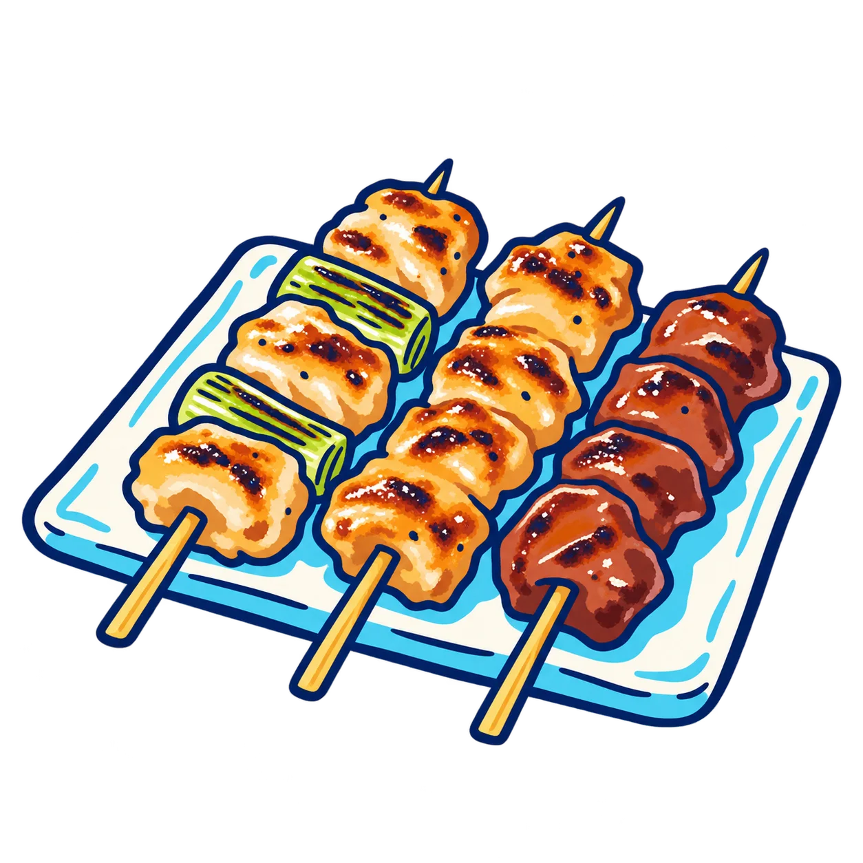 やきとりのイメージイラスト